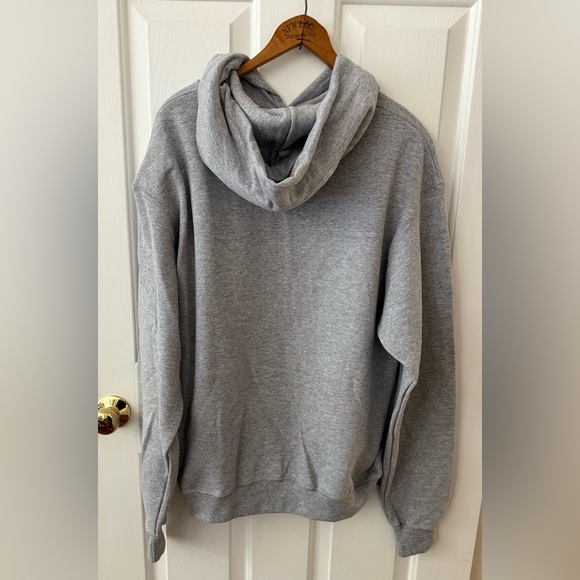 Champion Men's William & Mary Tribe Primary Logo Pullover Hoodie Medium Grey - Picture 2 of 5